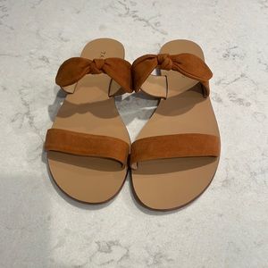 Never worn Talbots size 9 suede sandals